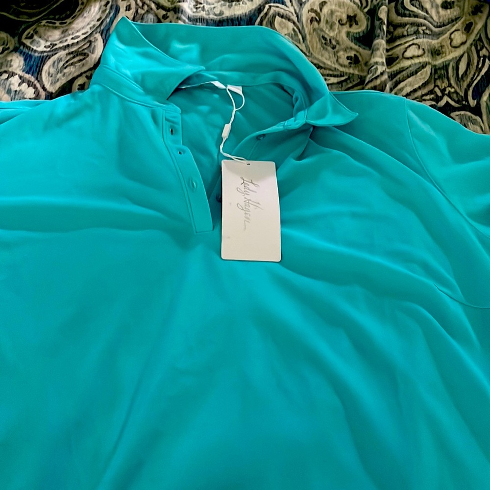 NWOT Lady Hagen HyrdoDri Golf Polo. Tag has been removed, but item never worn.